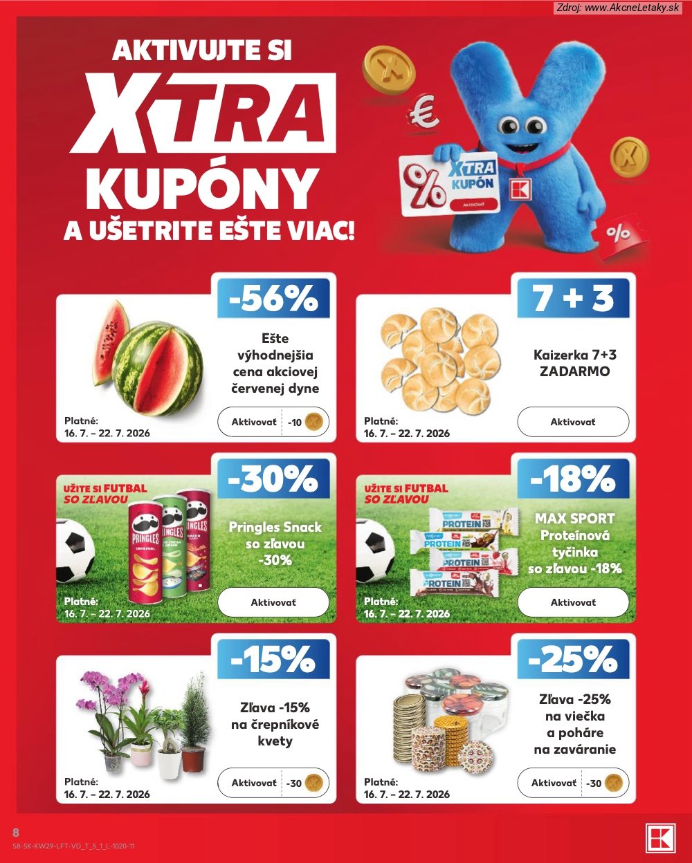 Leták Kaufland (16. 7. - 22. 7. 2026) - strana 8 z 86