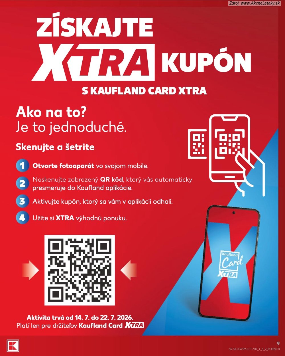 Leták Kaufland (16. 7. - 22. 7. 2026) - strana 9 z 86