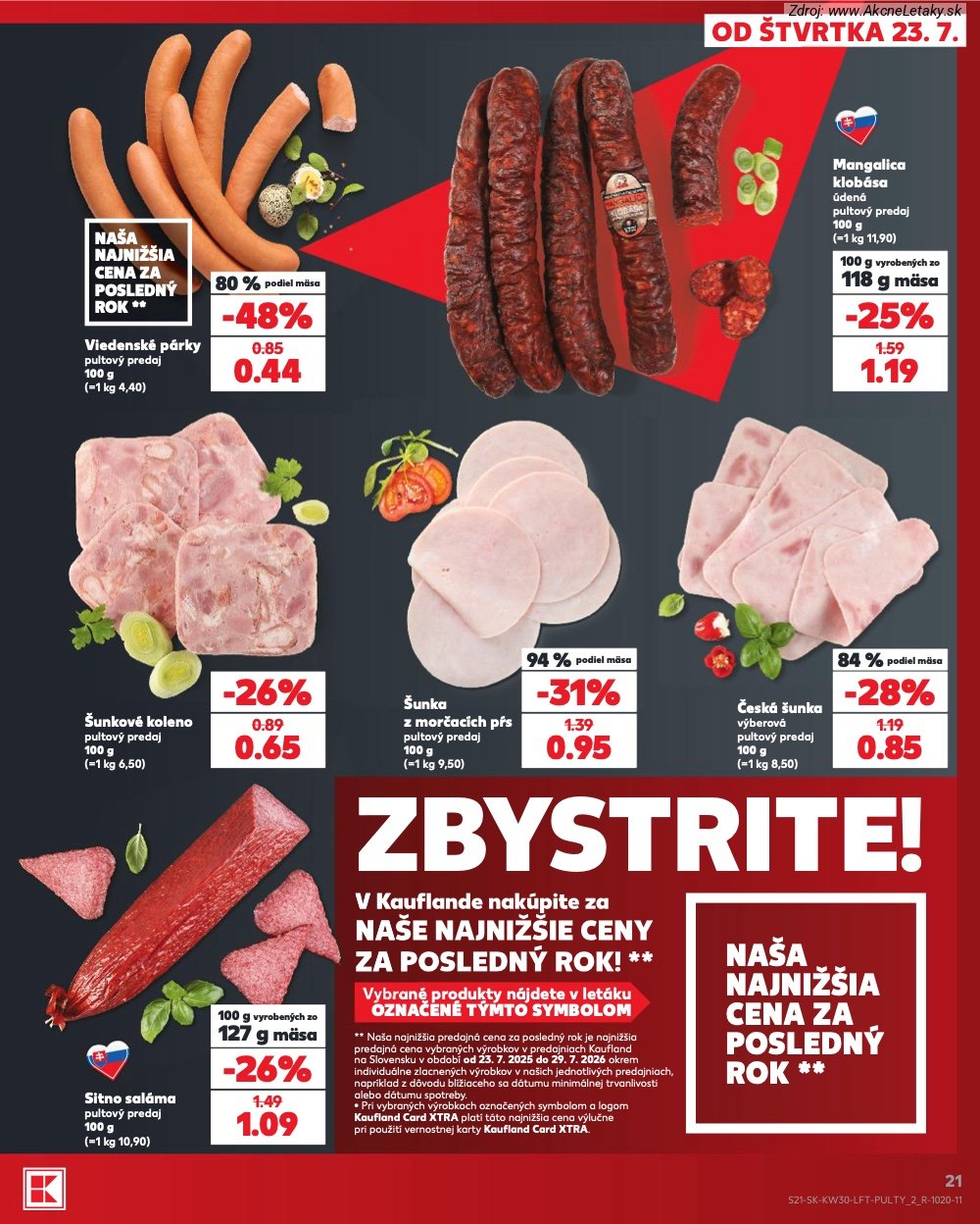 Strana 16 - leták Kaufland (23. 7. - 29. 7. 2026)