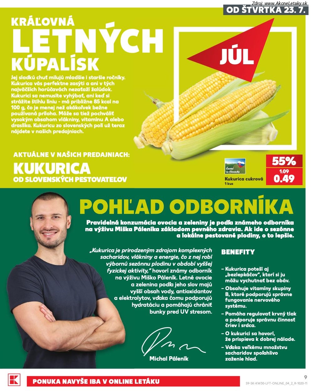 Leták Kaufland (23. 7. - 29. 7. 2026) - strana 9 z 74