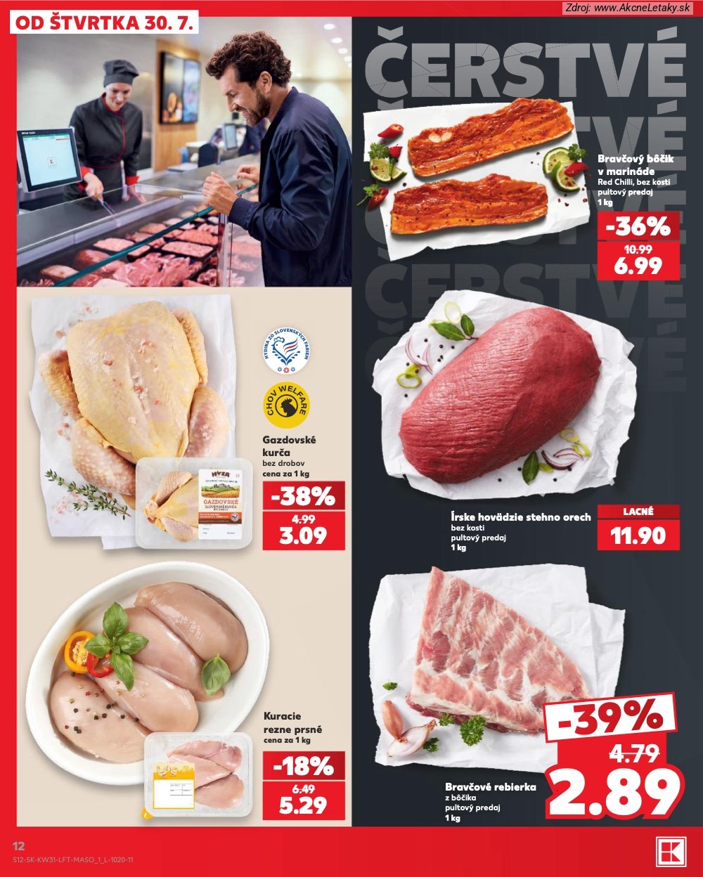 Leták Kaufland (30. 7. - 5. 8. 2026) - strana 12 z 74