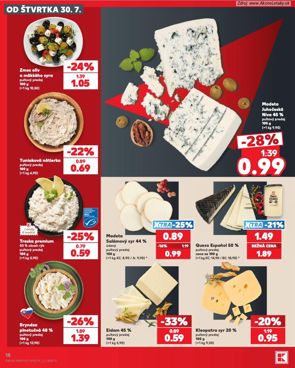 Leták Kaufland (30. 7. - 5. 8. 2026) - strana 18 z 74