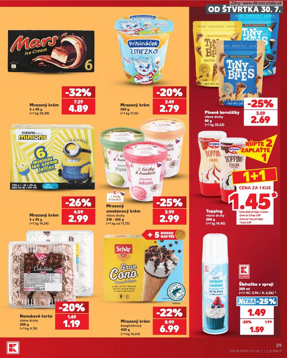 Leták Kaufland (30. 7. - 5. 8. 2026) - strana 29 z 74