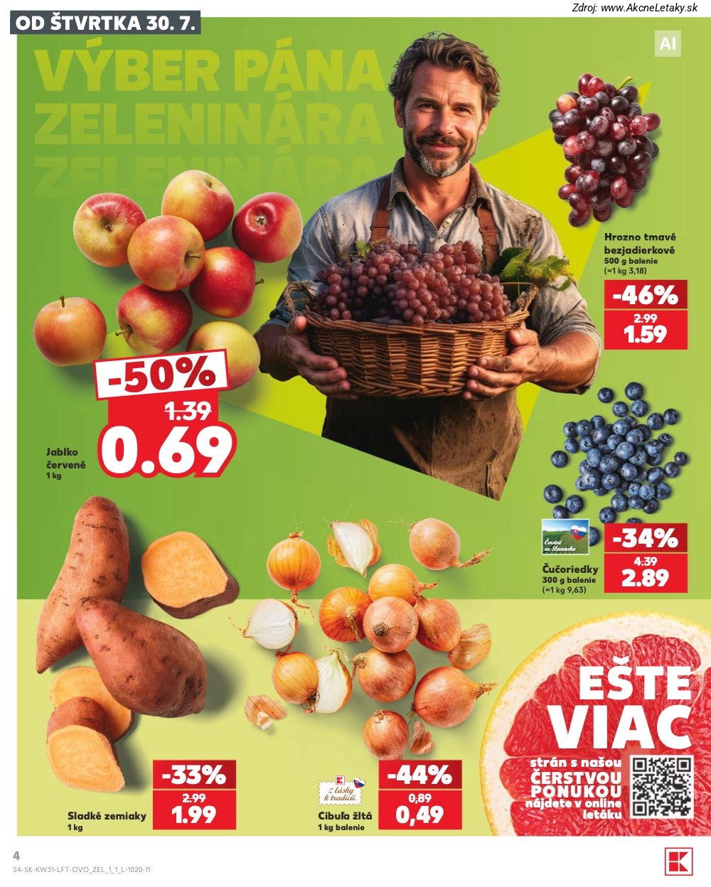 Leták Kaufland (30. 7. - 5. 8. 2026) - strana 4 z 74