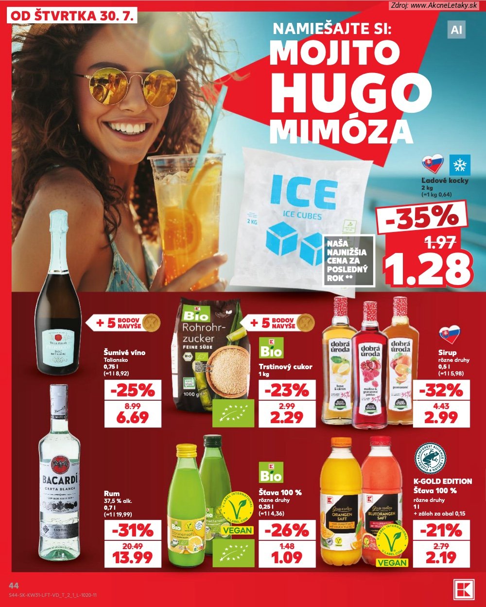 Leták Kaufland (30. 7. - 5. 8. 2026) - strana 44 z 74