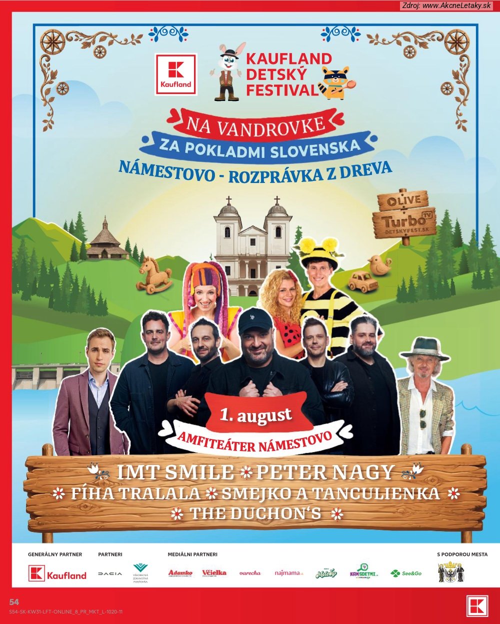 Leták Kaufland (30. 7. - 5. 8. 2026) - strana 54 z 74