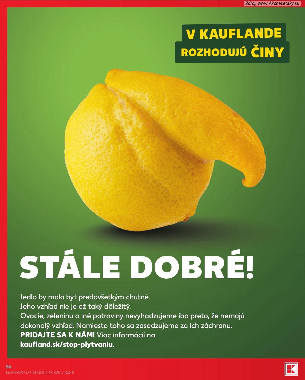 Leták Kaufland (30. 7. - 5. 8. 2026) - strana 56 z 74