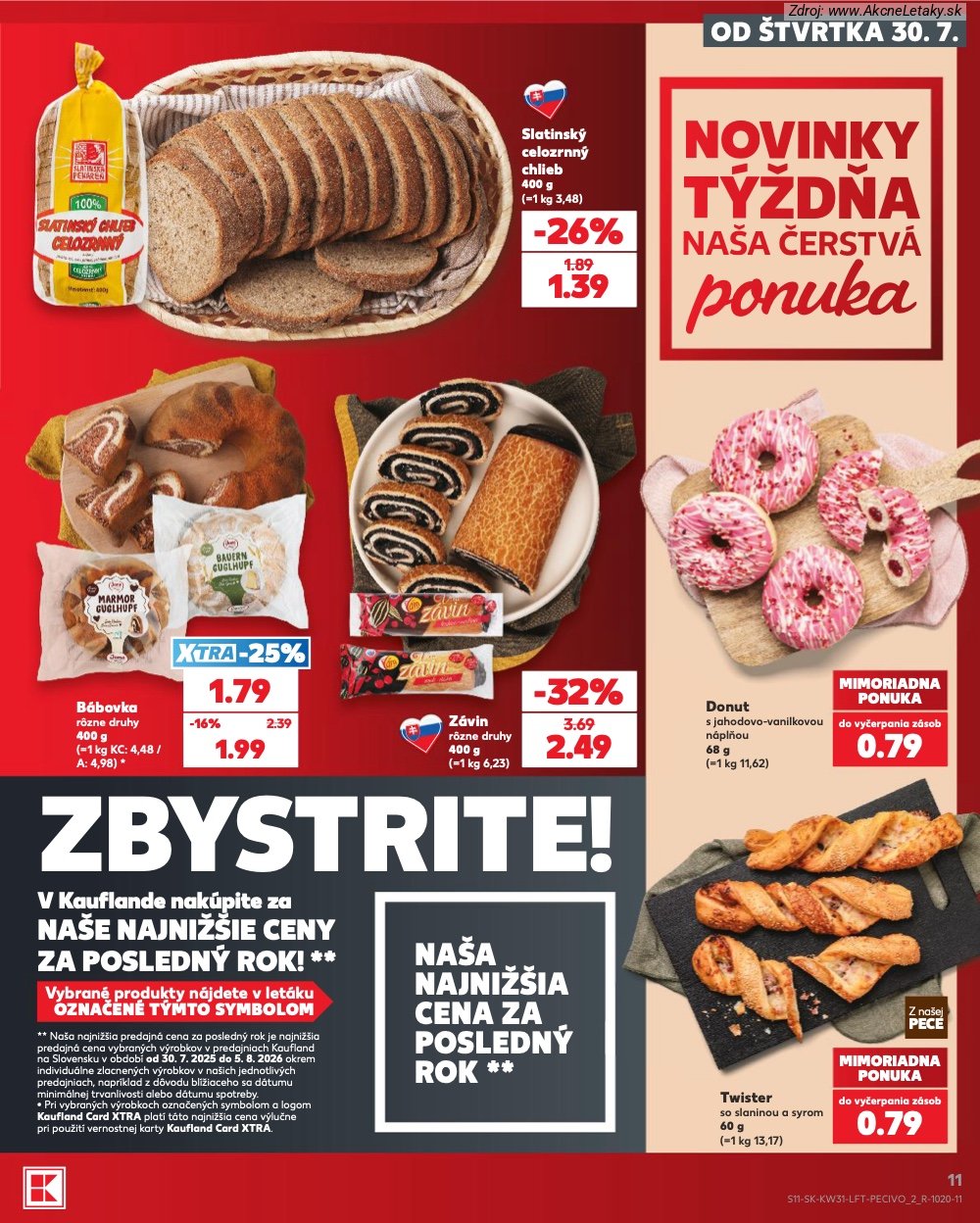 Leták Kaufland (30. 7. - 5. 8. 2026) - strana 11 z 74