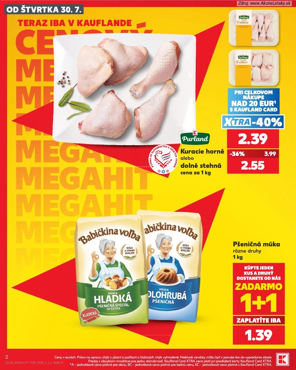Leták Kaufland (30. 7. - 5. 8. 2026) - strana 2 z 74