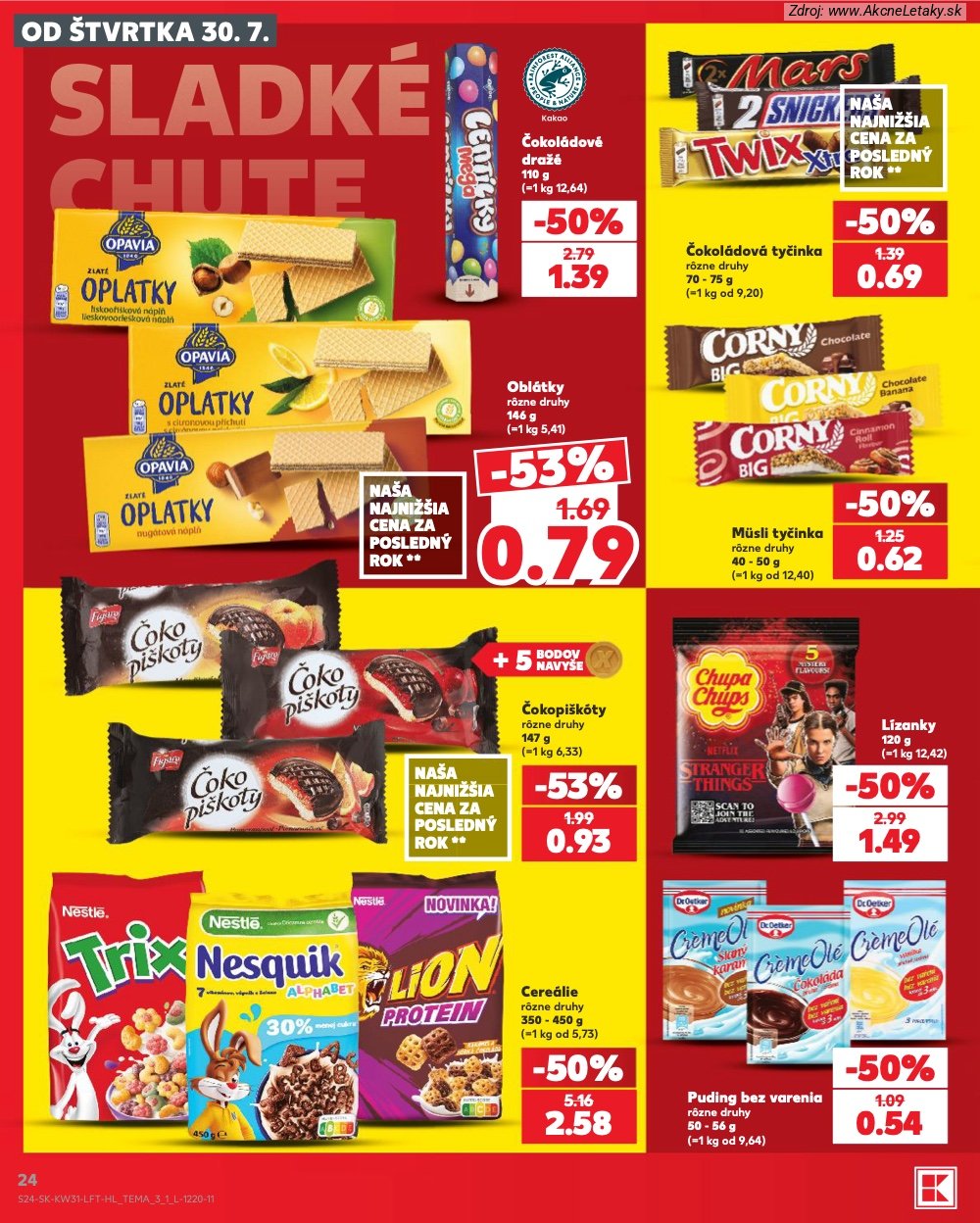 Leták Kaufland (30. 7. - 5. 8. 2026) - strana 24 z 74