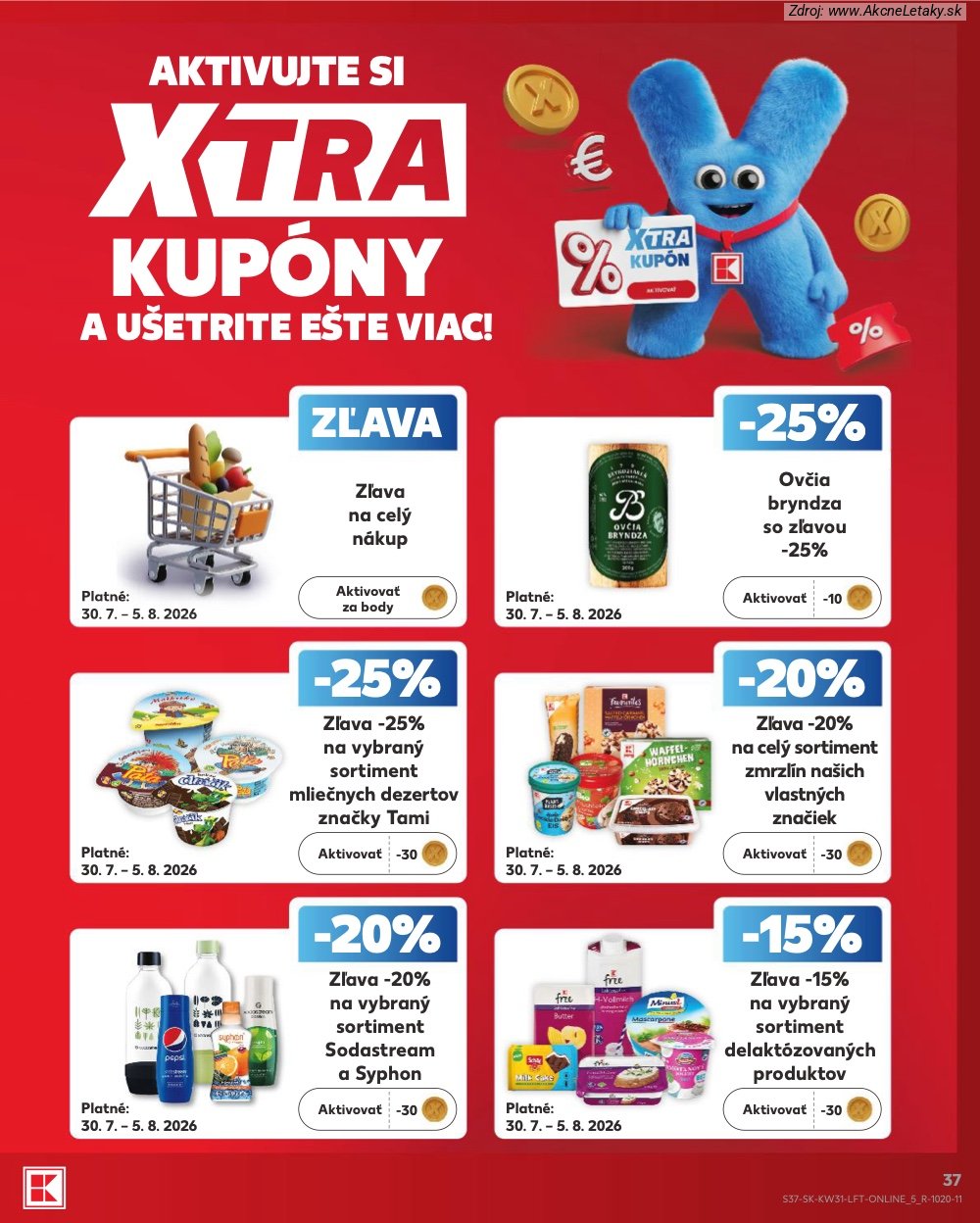 Leták Kaufland (30. 7. - 5. 8. 2026) - strana 37 z 74