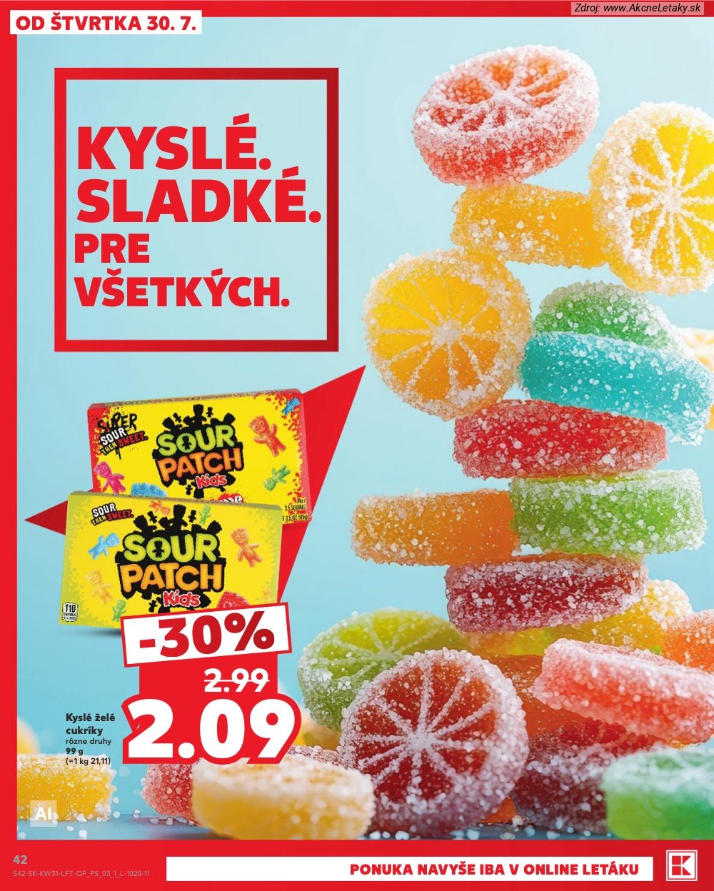 Leták Kaufland (30. 7. - 5. 8. 2026) - strana 42 z 74