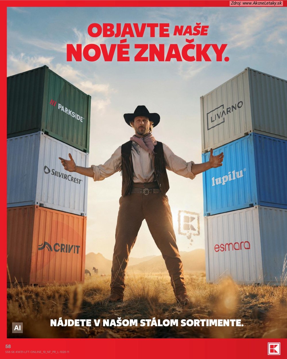 Leták Kaufland (30. 7. - 5. 8. 2026) - strana 58 z 74