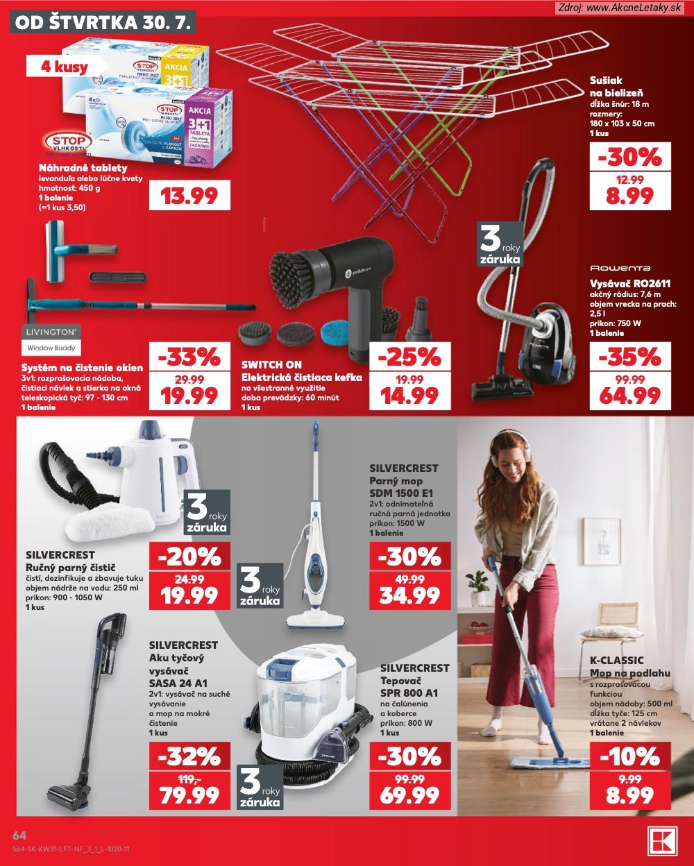 Leták Kaufland (30. 7. - 5. 8. 2026) - strana 64 z 74