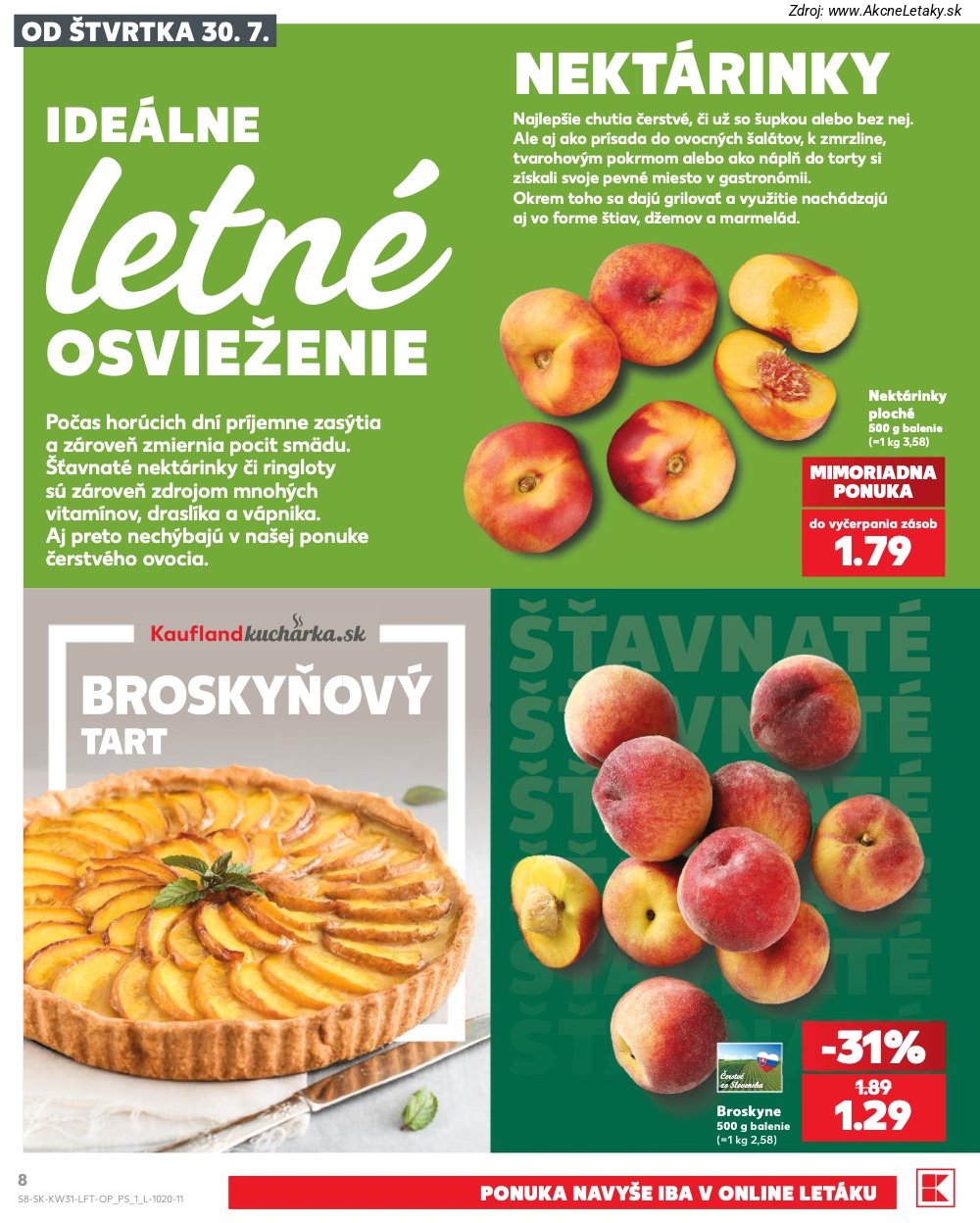 Leták Kaufland (30. 7. - 5. 8. 2026) - strana 8 z 74