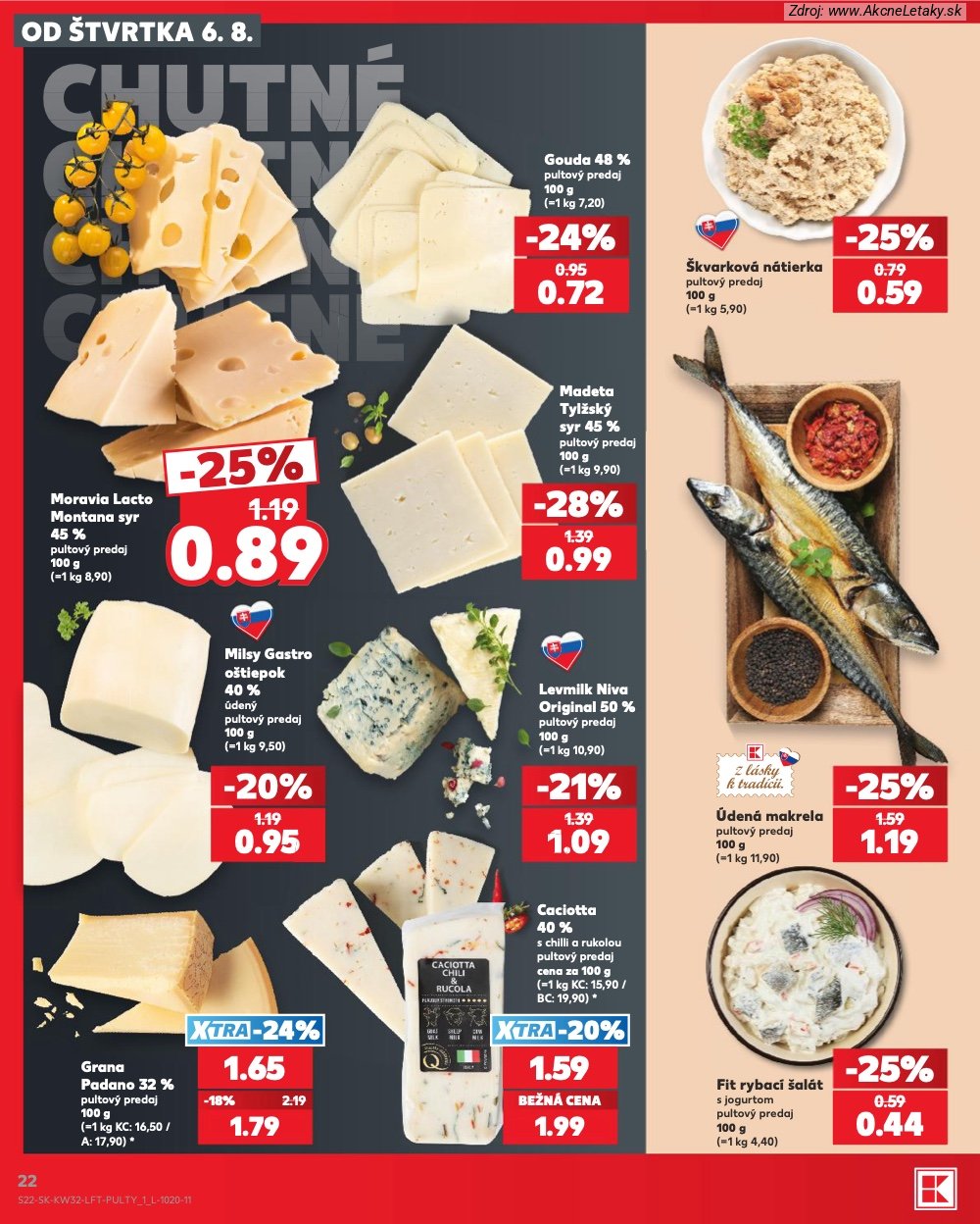 Leták Kaufland (6. 8. - 12. 8. 2026) - strana 22 z 78