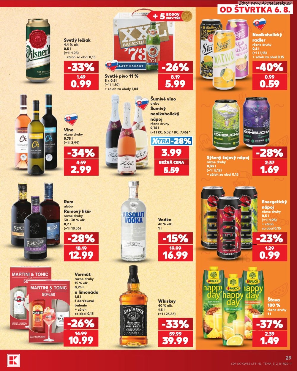 Leták Kaufland (6. 8. - 12. 8. 2026) - strana 29 z 78