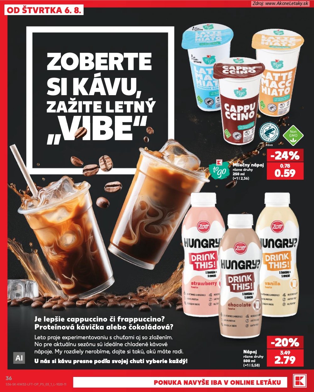 Leták Kaufland (6. 8. - 12. 8. 2026) - strana 36 z 78