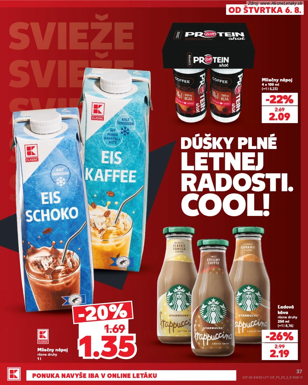 Leták Kaufland (6. 8. - 12. 8. 2026) - strana 37 z 78