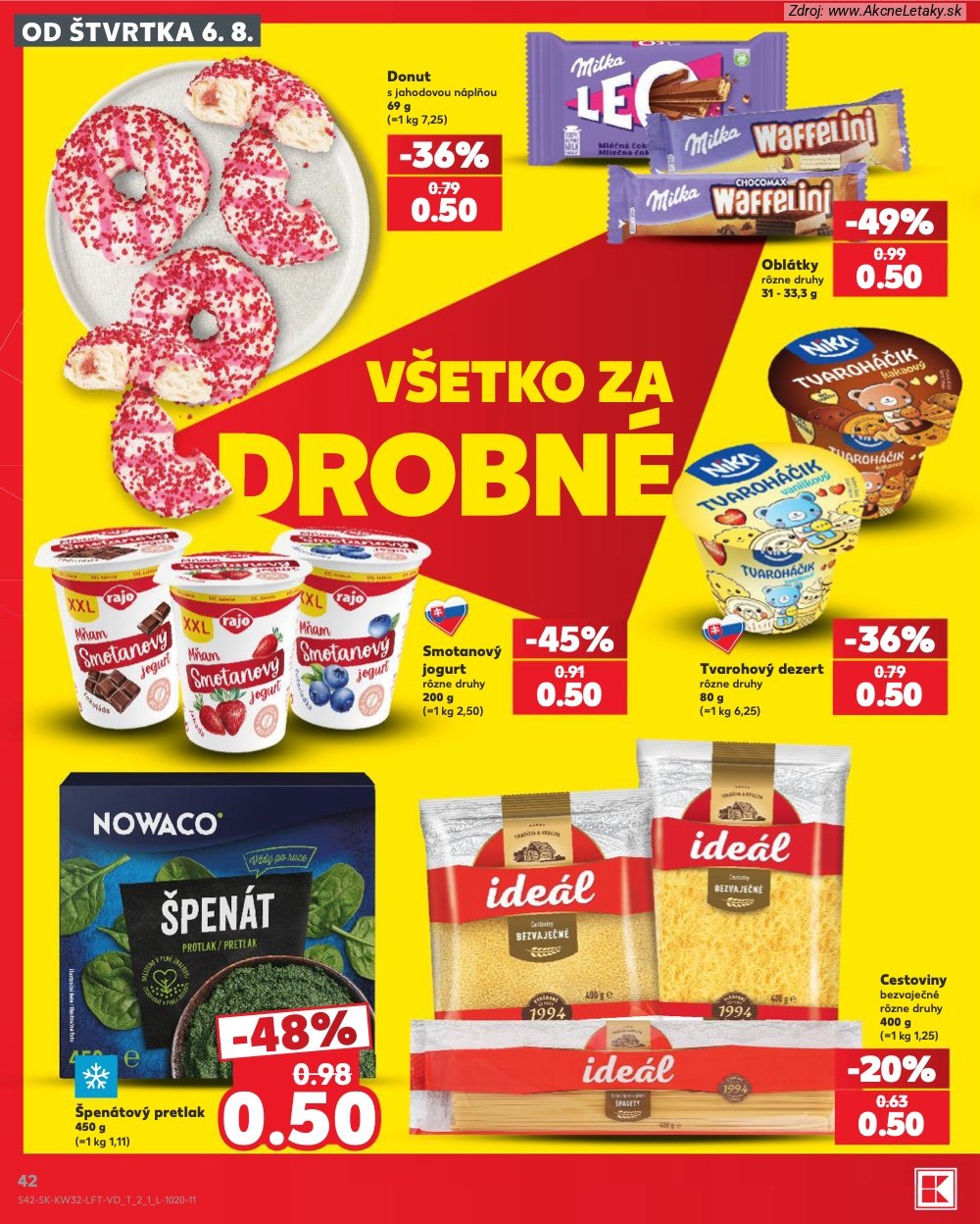Leták Kaufland (6. 8. - 12. 8. 2026) - strana 42 z 78
