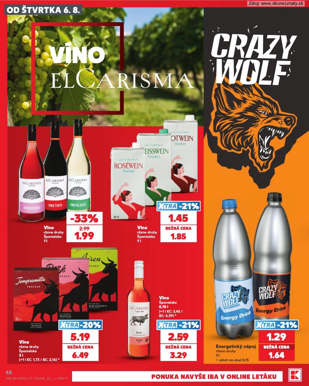 Leták Kaufland (6. 8. - 12. 8. 2026) - strana 48 z 78