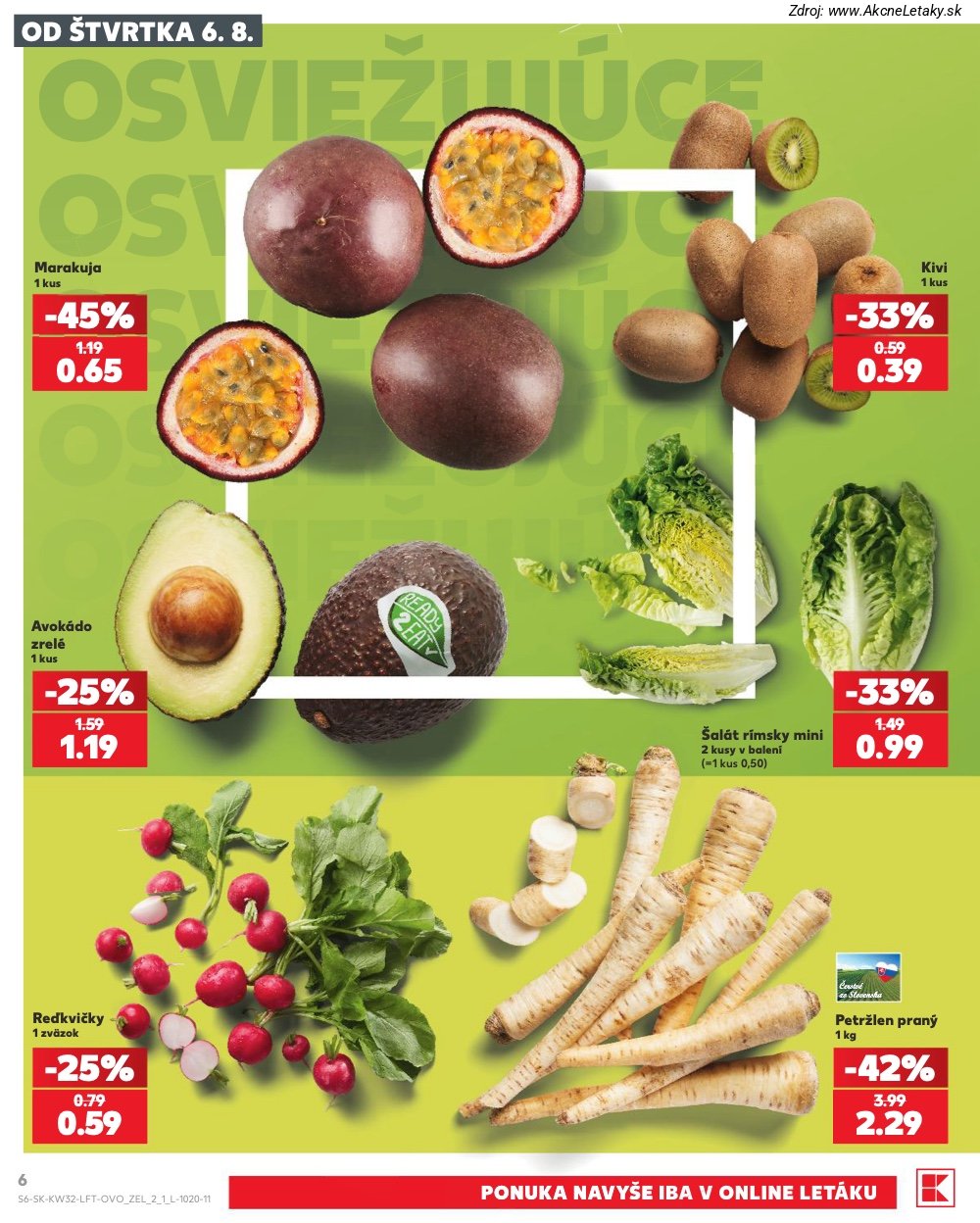 Leták Kaufland (6. 8. - 12. 8. 2026) - strana 6 z 78