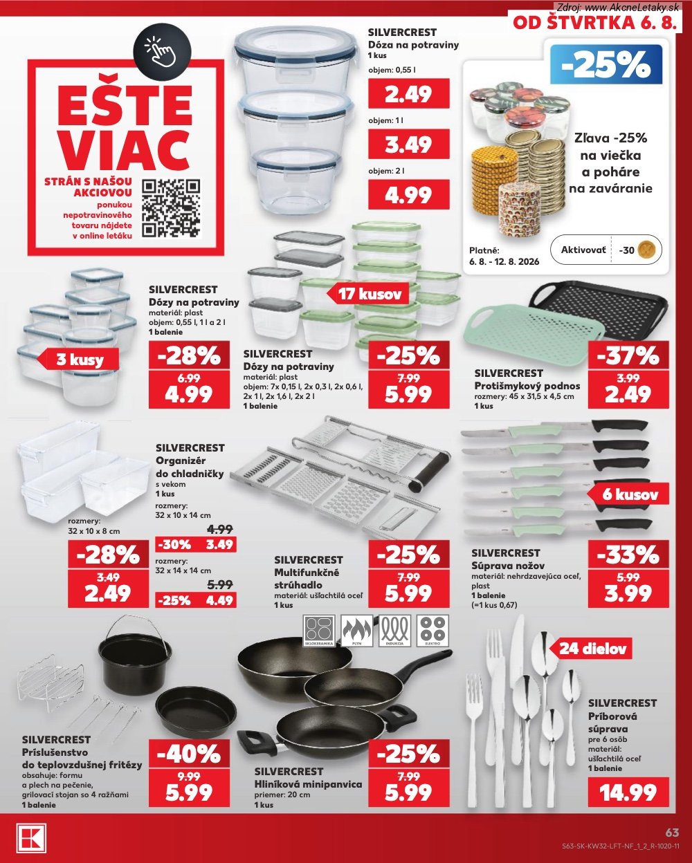 Leták Kaufland (6. 8. - 12. 8. 2026) - strana 63 z 78