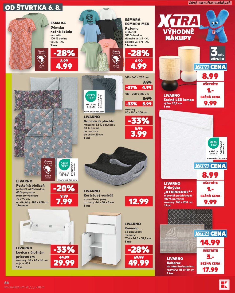 Leták Kaufland (6. 8. - 12. 8. 2026) - strana 66 z 78