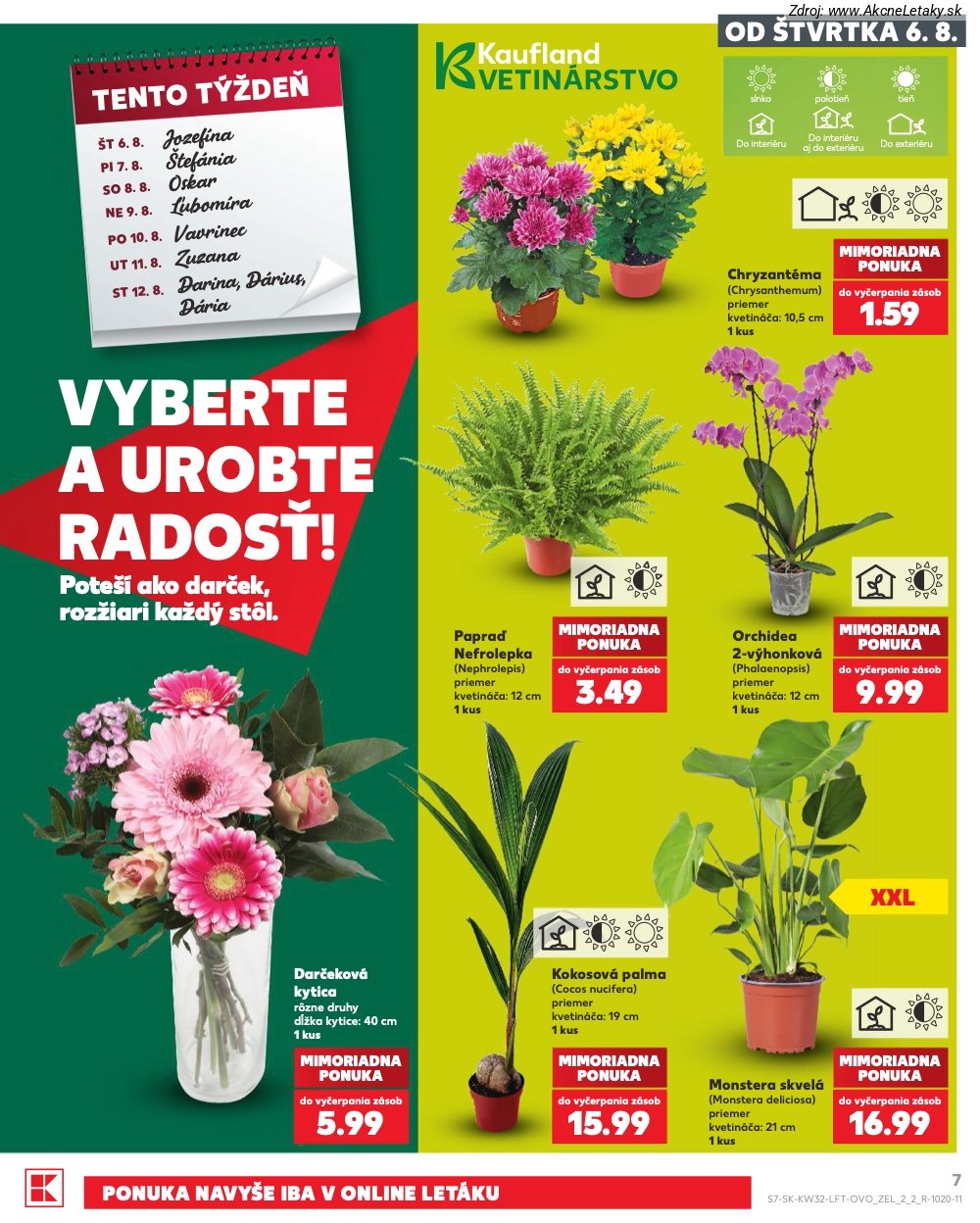 Leták Kaufland (6. 8. - 12. 8. 2026) - strana 7 z 78