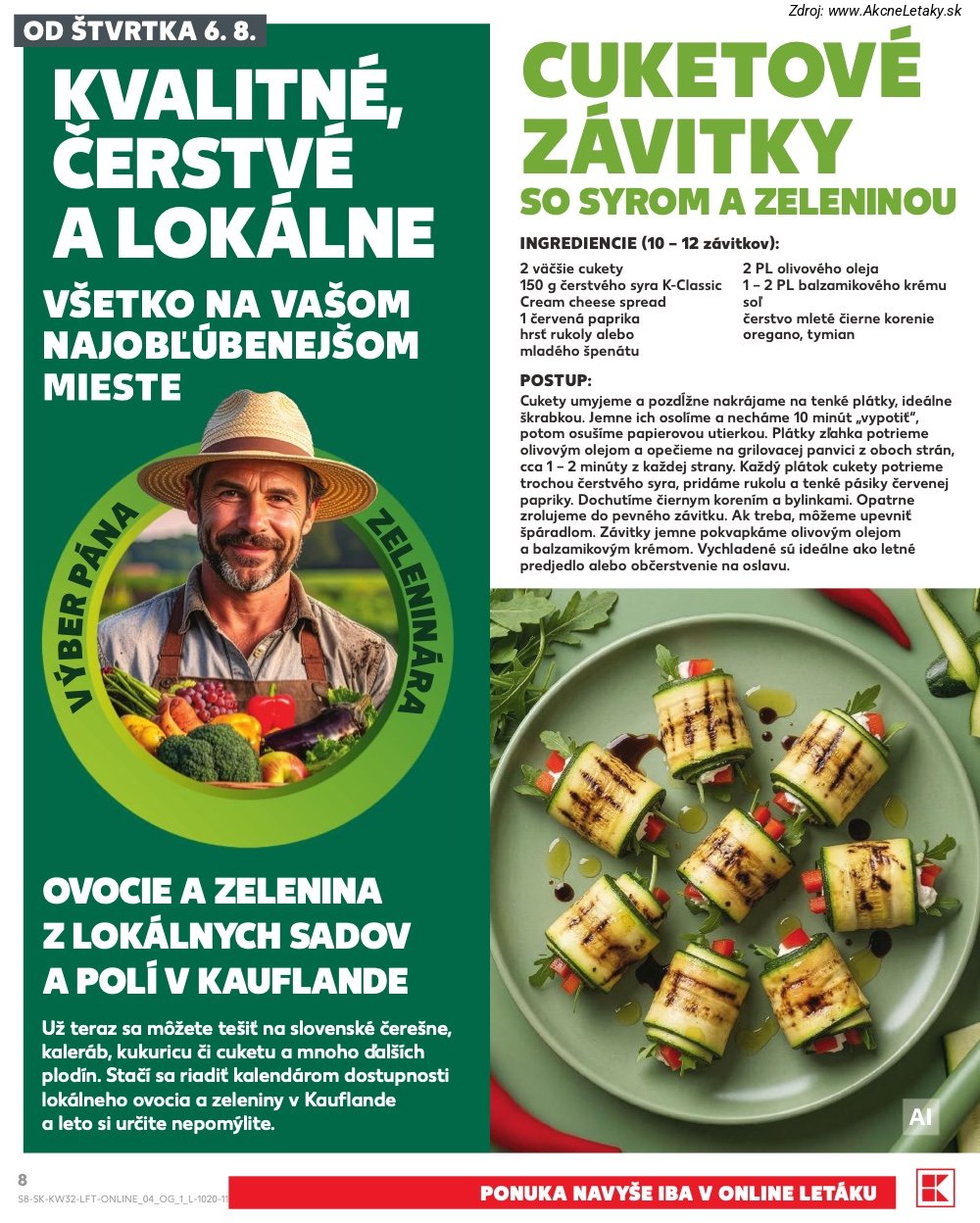 Leták Kaufland (6. 8. - 12. 8. 2026) - strana 8 z 78