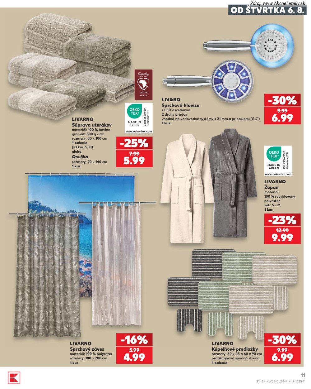 Leták Kaufland (6. 8. - 12. 8. 2026) - strana 11 z 14