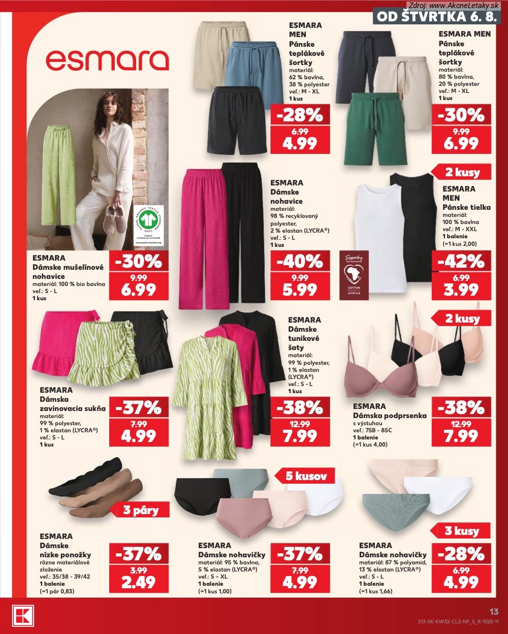 Leták Kaufland (6. 8. - 12. 8. 2026) - strana 13 z 14