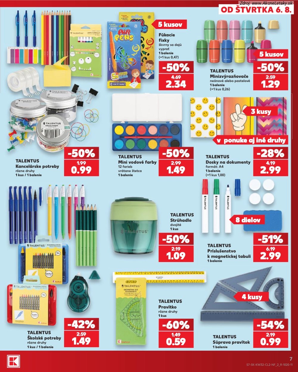 Leták Kaufland (6. 8. - 12. 8. 2026) - strana 7 z 14