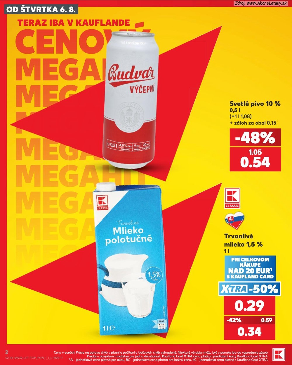 Leták Kaufland (6. 8. - 12. 8. 2026) - strana 2 z 78