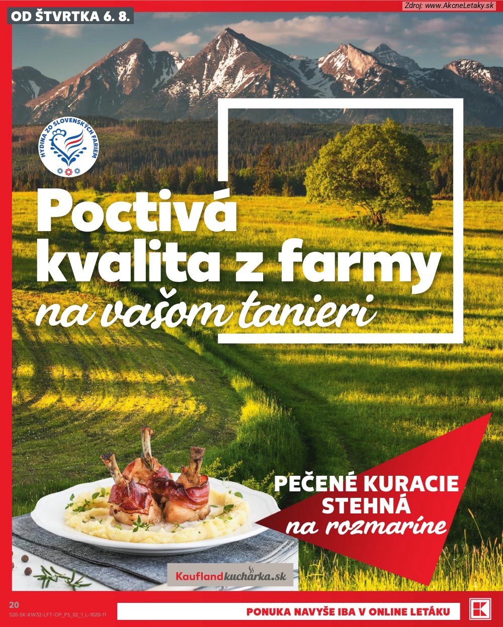 Leták Kaufland (6. 8. - 12. 8. 2026) - strana 20 z 78