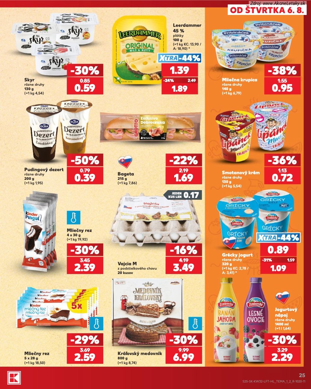 Leták Kaufland (6. 8. - 12. 8. 2026) - strana 25 z 78