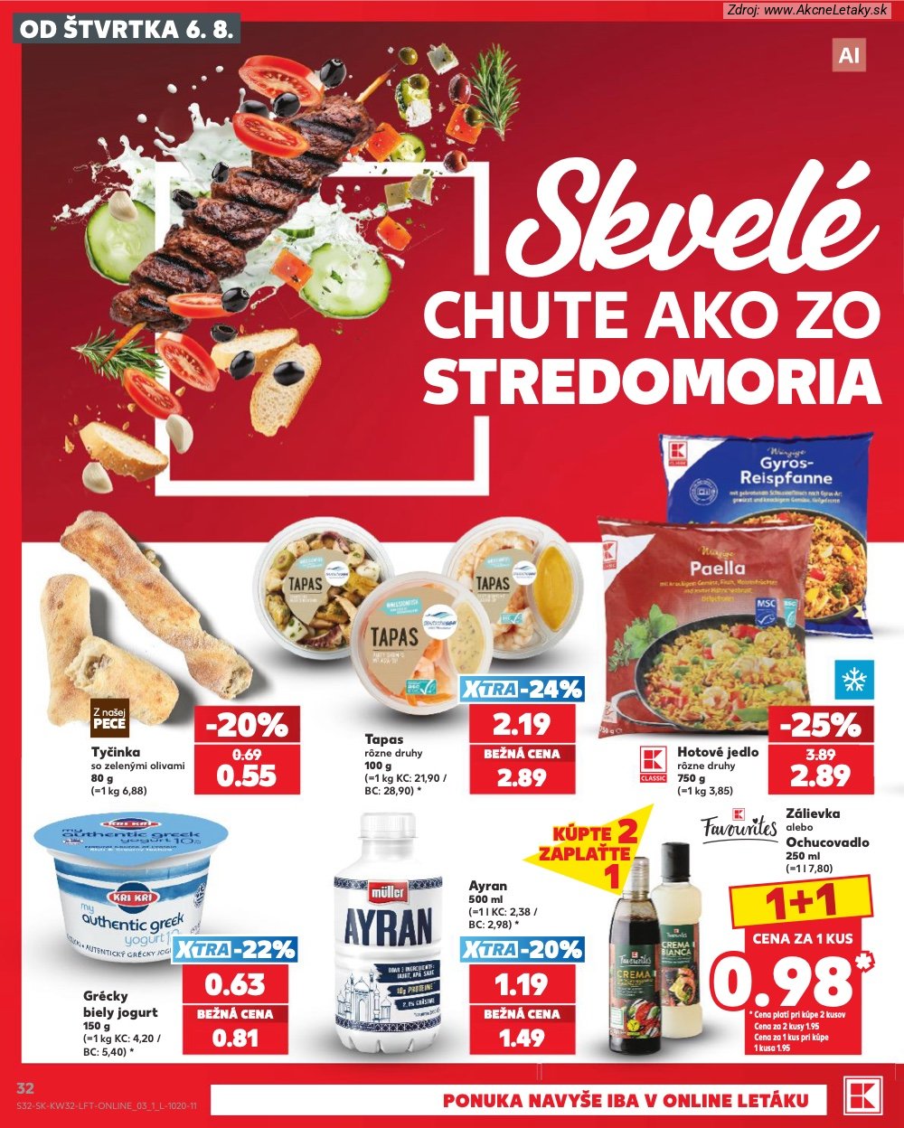 Leták Kaufland (6. 8. - 12. 8. 2026) - strana 32 z 78