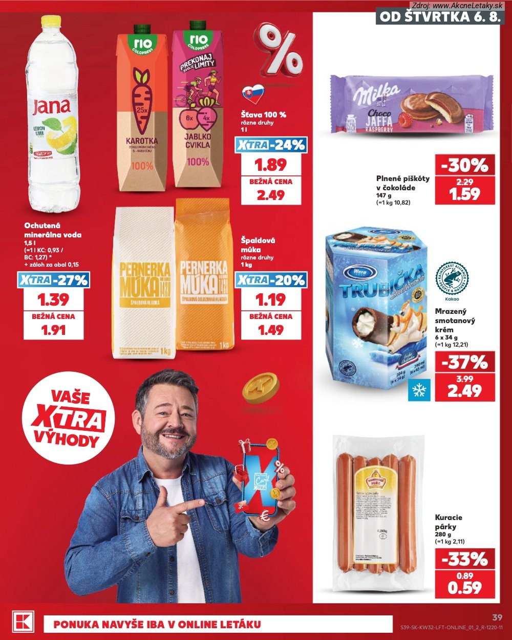 Leták Kaufland (6. 8. - 12. 8. 2026) - strana 39 z 78