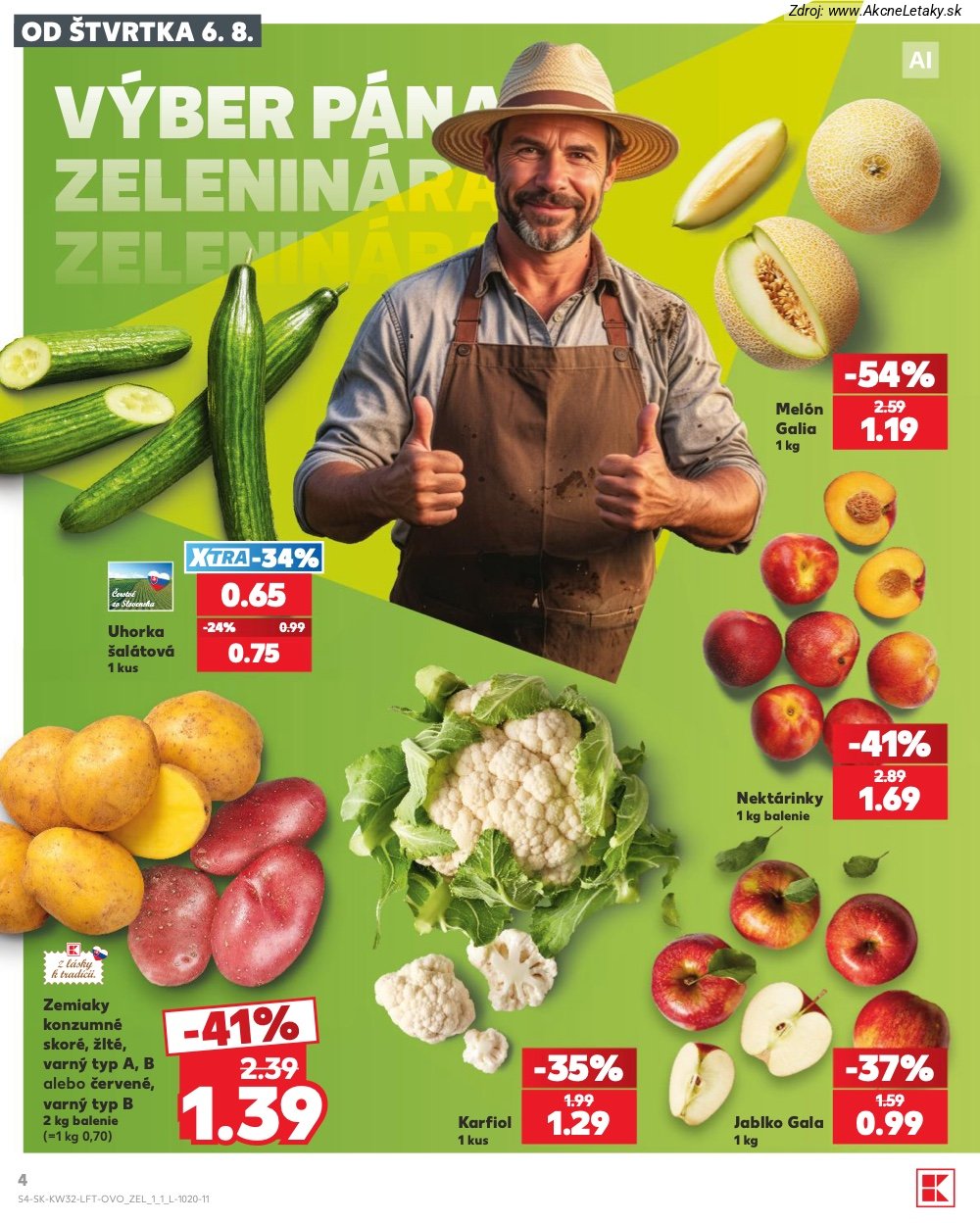 Leták Kaufland (6. 8. - 12. 8. 2026) - strana 4 z 78