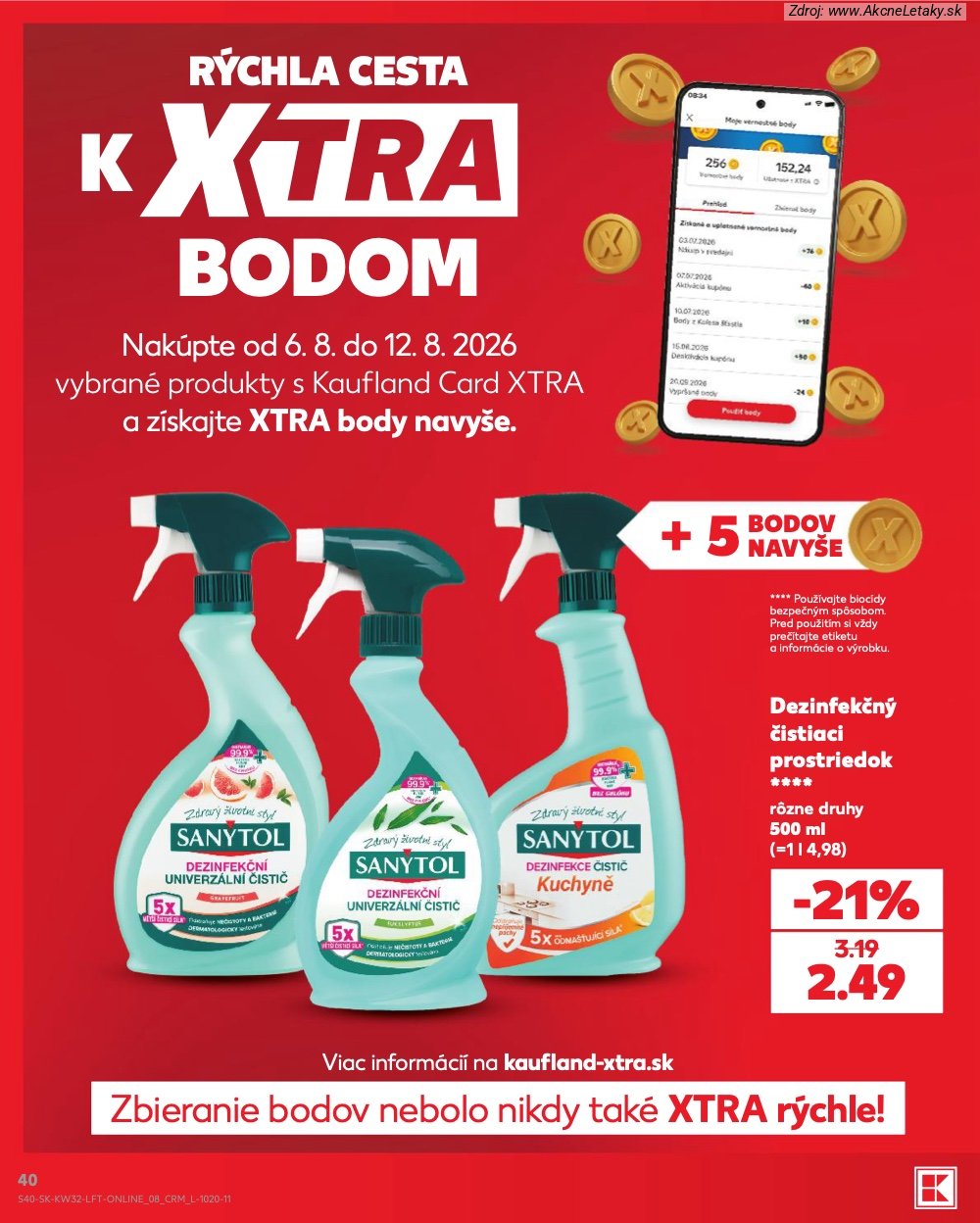Leták Kaufland (6. 8. - 12. 8. 2026) - strana 40 z 78