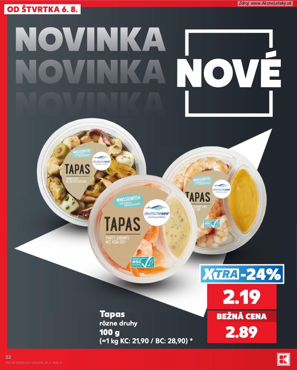 Leták Kaufland (6. 8. - 12. 8. 2026) - strana 52 z 78