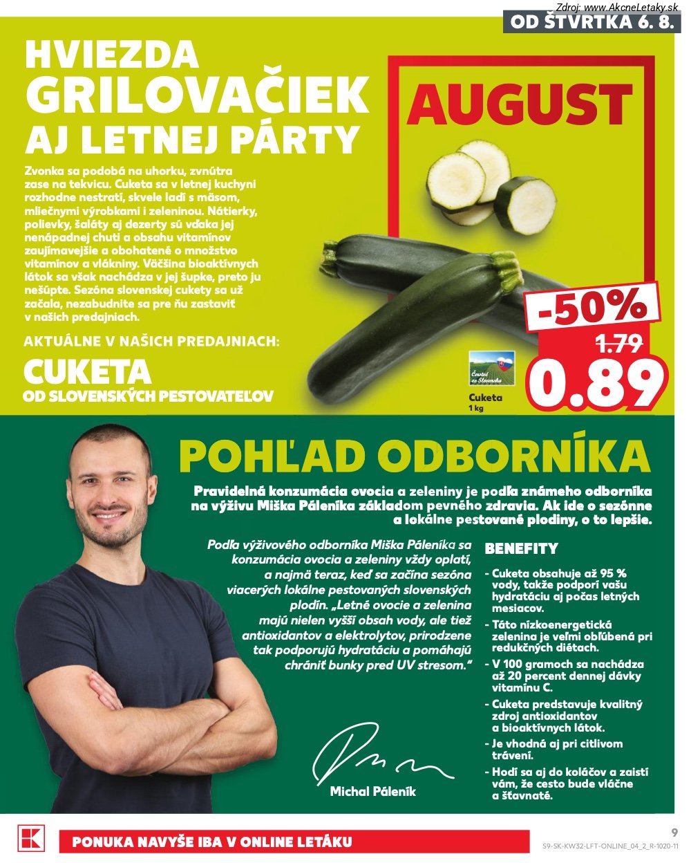 Leták Kaufland (6. 8. - 12. 8. 2026) - strana 9 z 78