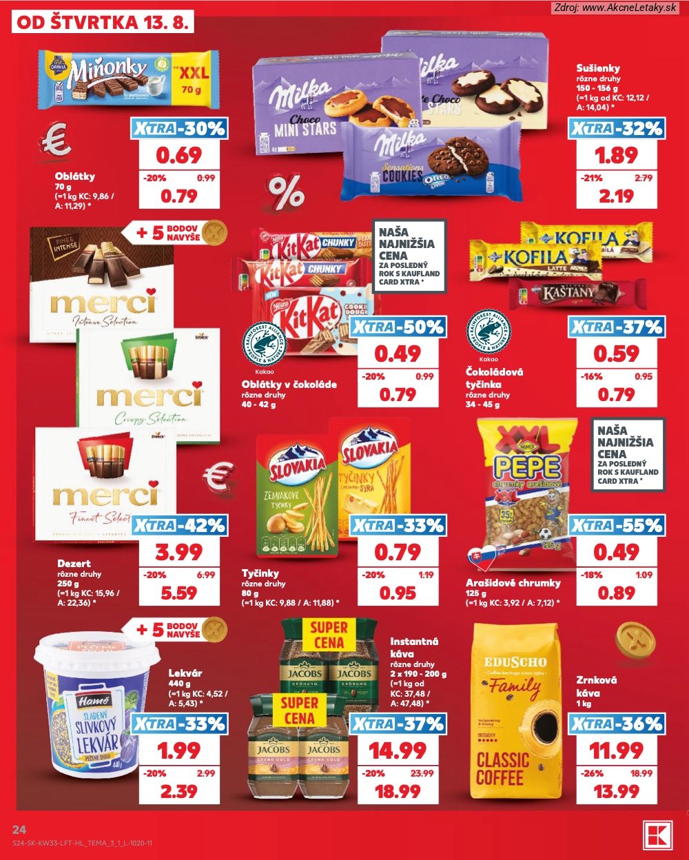 Leták Kaufland (13. 8. - 19. 8. 2026) - strana 24 z 80