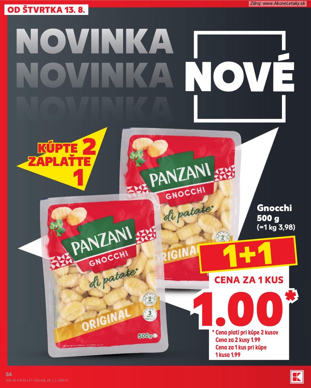 Leták Kaufland (13. 8. - 19. 8. 2026) - strana 54 z 80