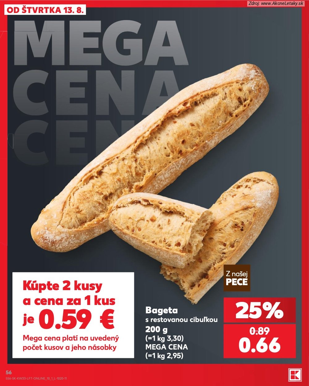 Leták Kaufland (13. 8. - 19. 8. 2026) - strana 56 z 80