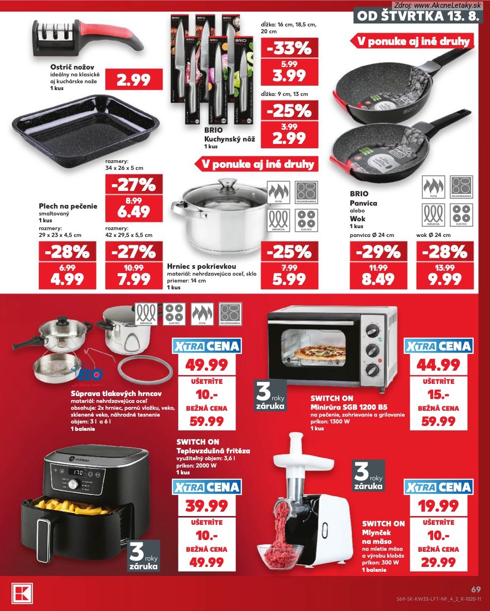 Leták Kaufland (13. 8. - 19. 8. 2026) - strana 69 z 80