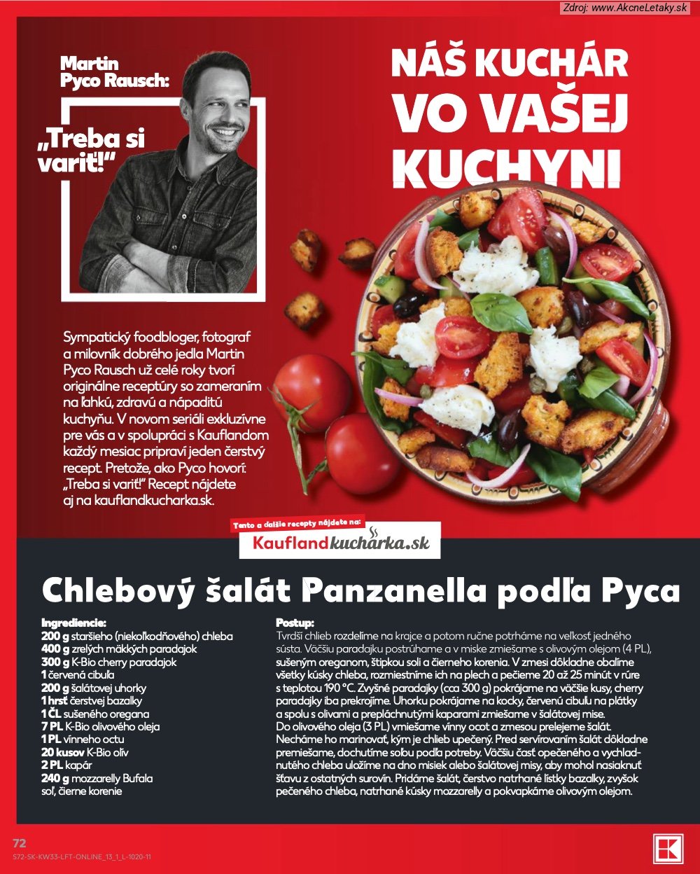 Leták Kaufland (13. 8. - 19. 8. 2026) - strana 72 z 80