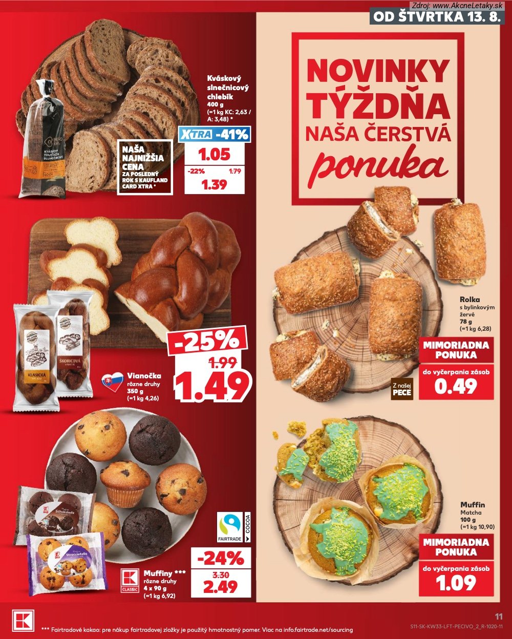 Leták Kaufland (13. 8. - 19. 8. 2026) - strana 11 z 80