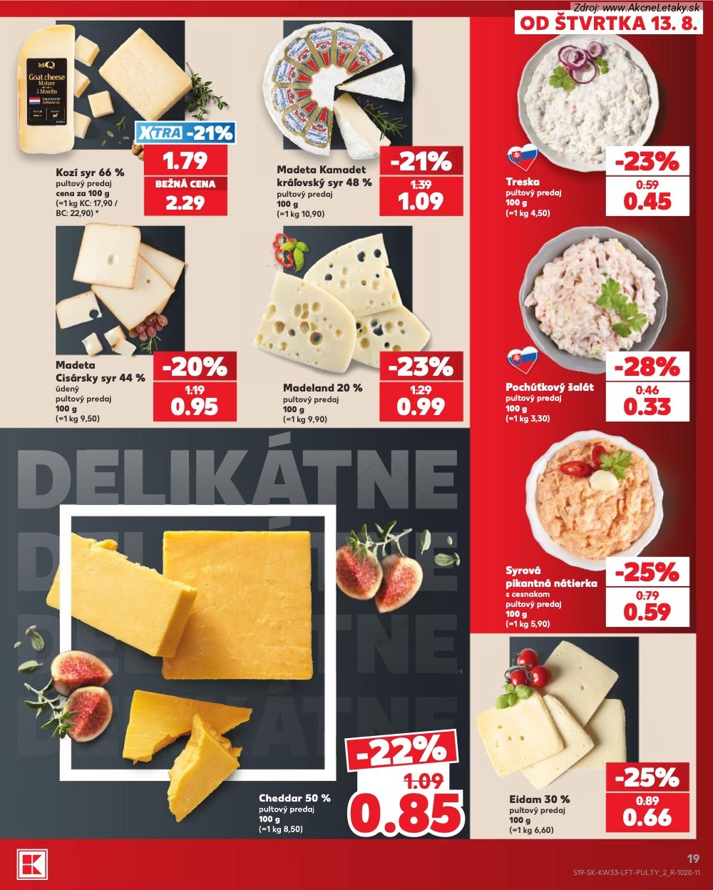 Leták Kaufland (13. 8. - 19. 8. 2026) - strana 19 z 80