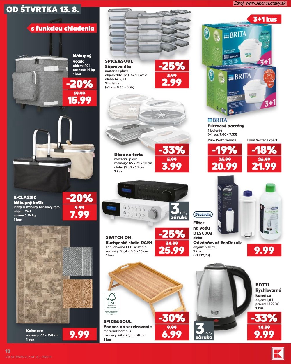 Leták Kaufland (13. 8. - 19. 8. 2026) - strana 10 z 14